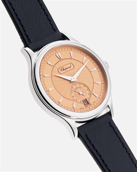 replica watch straps chopard|chopard 1860 salmon.